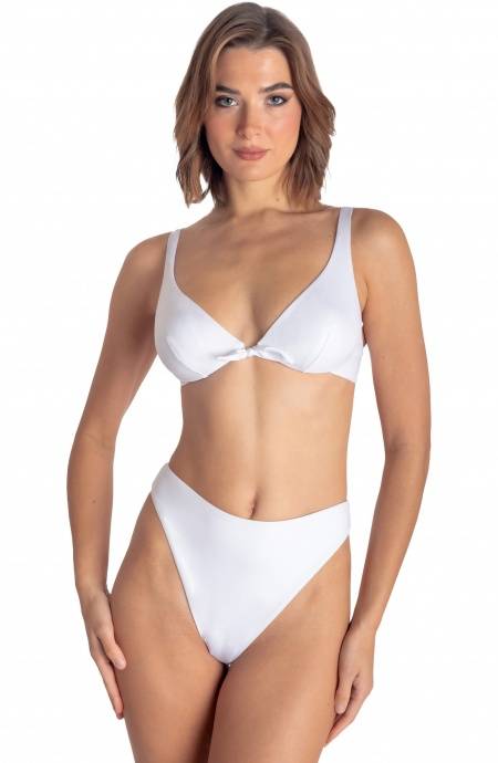 Pin Up Stars TOP BIKINI BALCONCINO CON FERRETTO TINTA UNITA