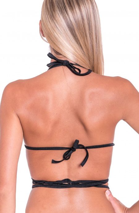 Pin Up Stars Top Bikini Imbottito Fisso Push-Up Velvet Lamina Fiorellini