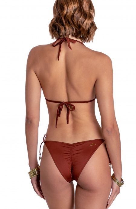 Pin Up Stars TOP BIKINI TRIANGOLO IMBOTTITO CON TASCHINO TINTA UNITA