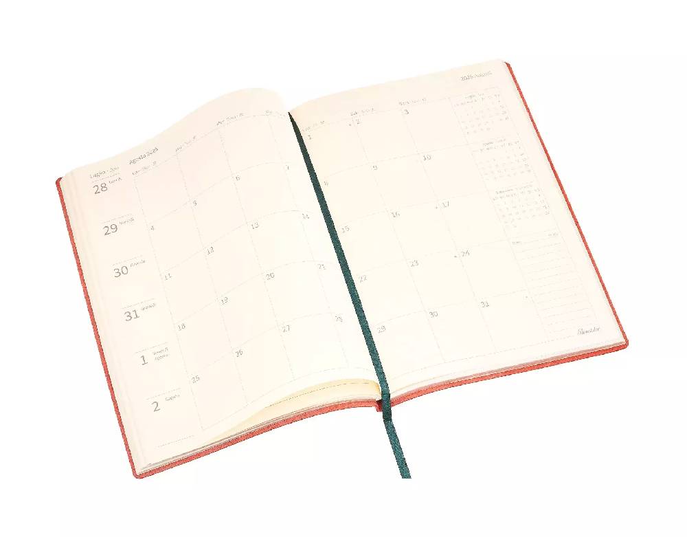Pineider Agende Settimanale Milano 18 Mesi- 14,5x21 Cm