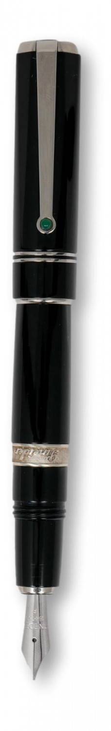 Pineider Penna Stilografica Collezione 1949 Con Dettagli In Argento E Logo Pineider