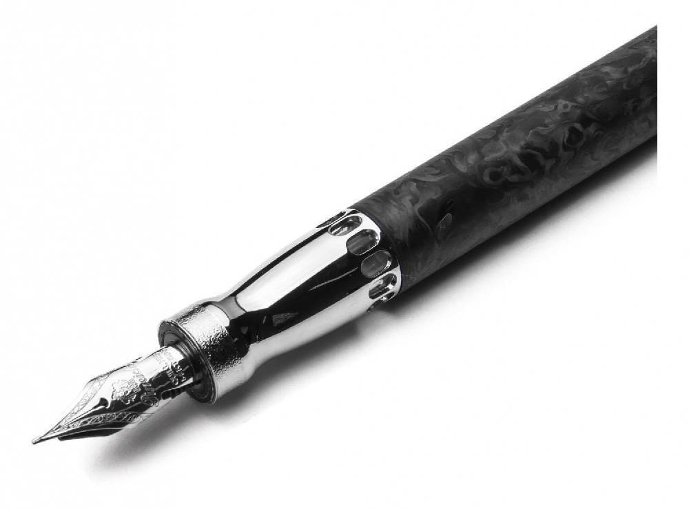 Pineider Penna Stilografica La Grande Bellezza Forged Carbon