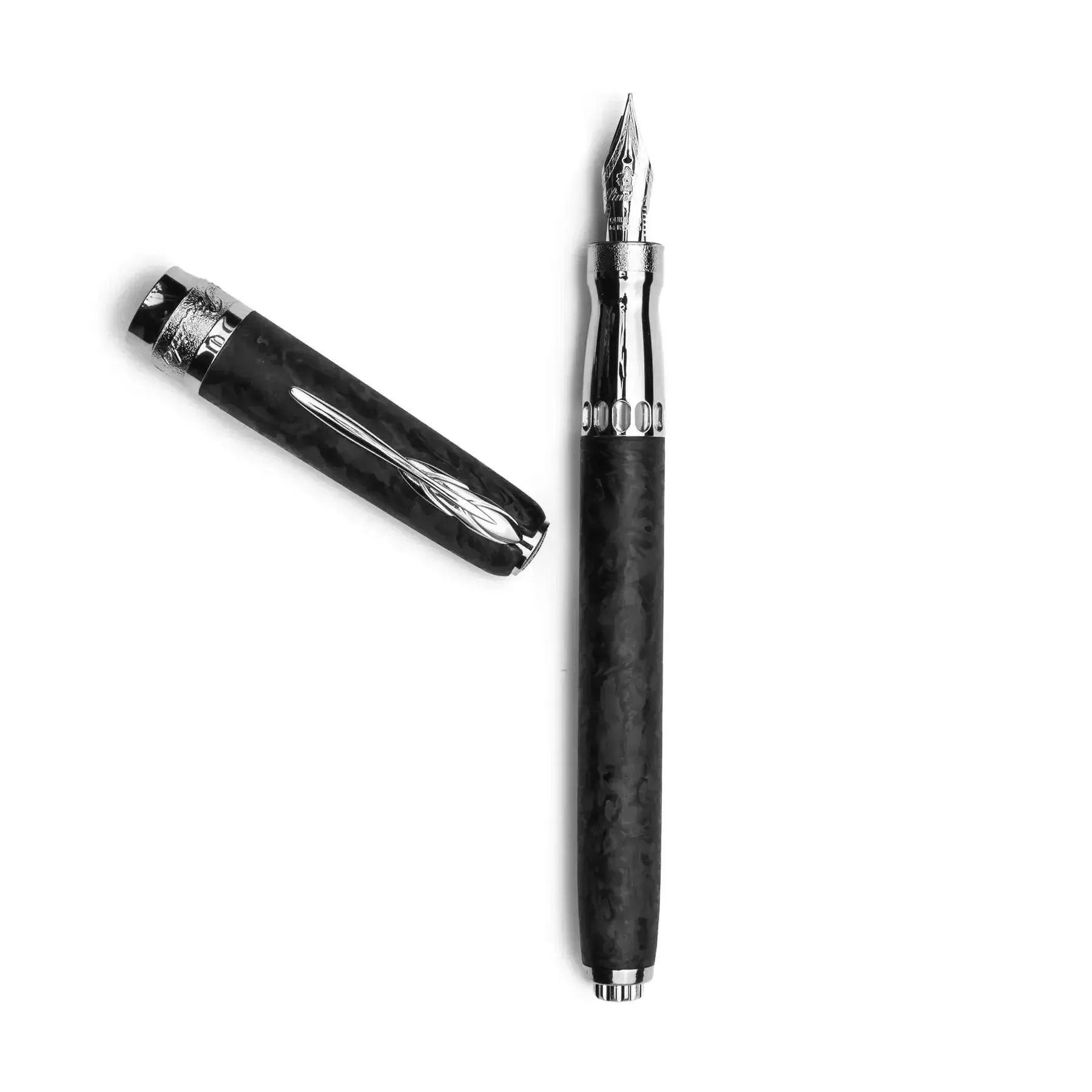 Pineider Penna Stilografica La Grande Bellezza Forged Carbon
