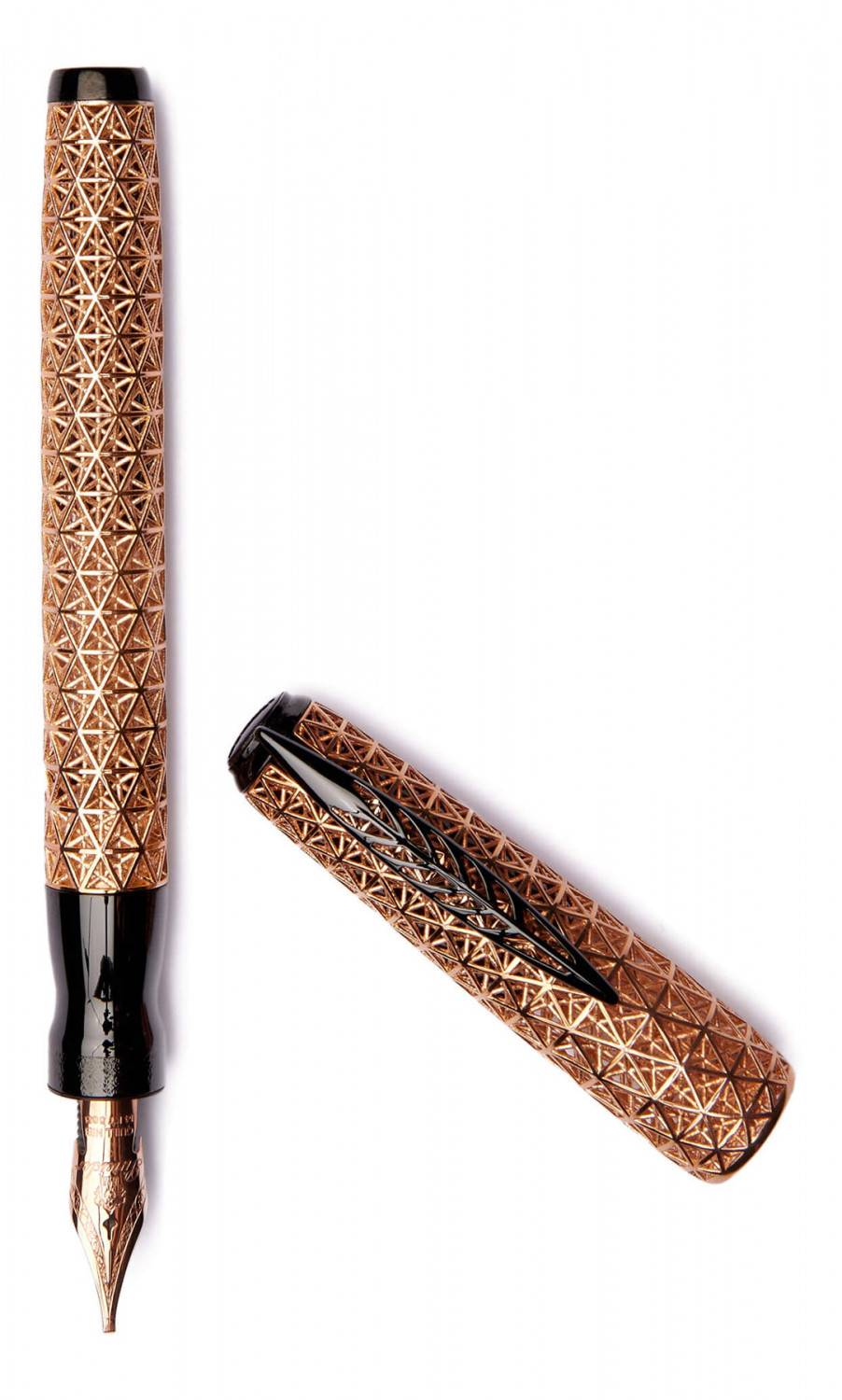 Pineider Penna Stilografica Psycho- Pennino In Oro 14KT