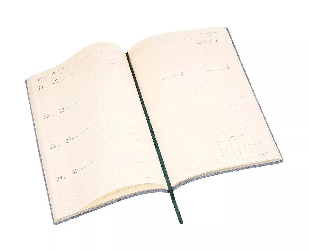 Pineider Agende Settimanale Milano 2025 - 17x24 Cm