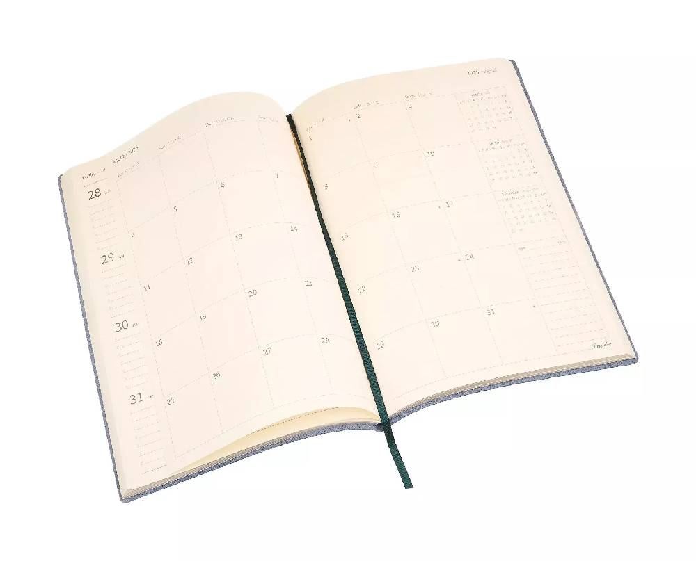 Pineider Agende Settimanale Milano 2025 - 17x24 Cm