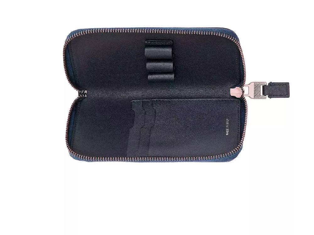 Pineider Astuccio Con Zip In Metro Smooth