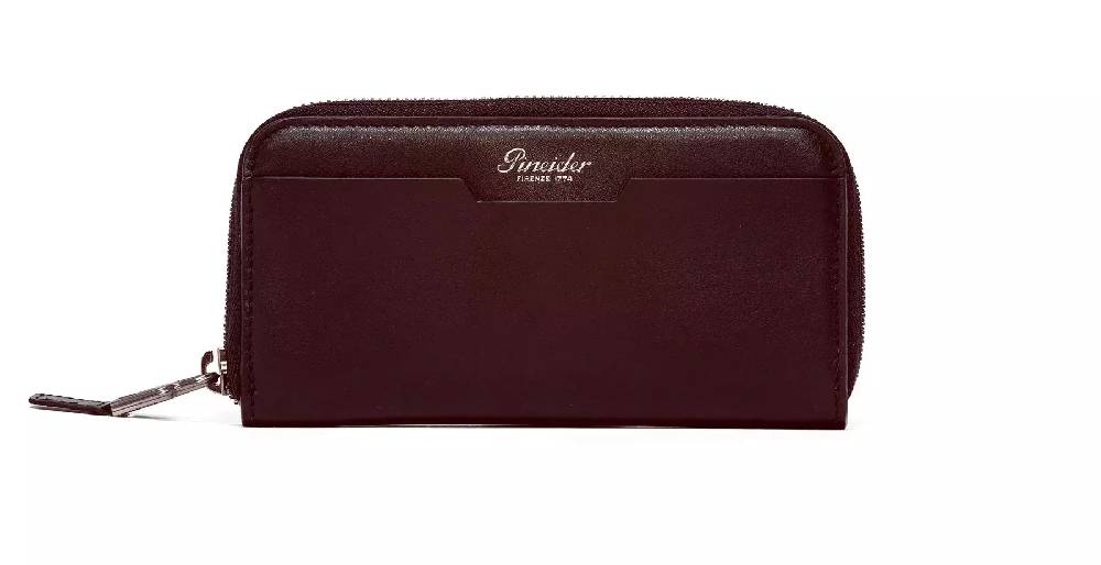 Pineider Astuccio con zip in Metro Smooth