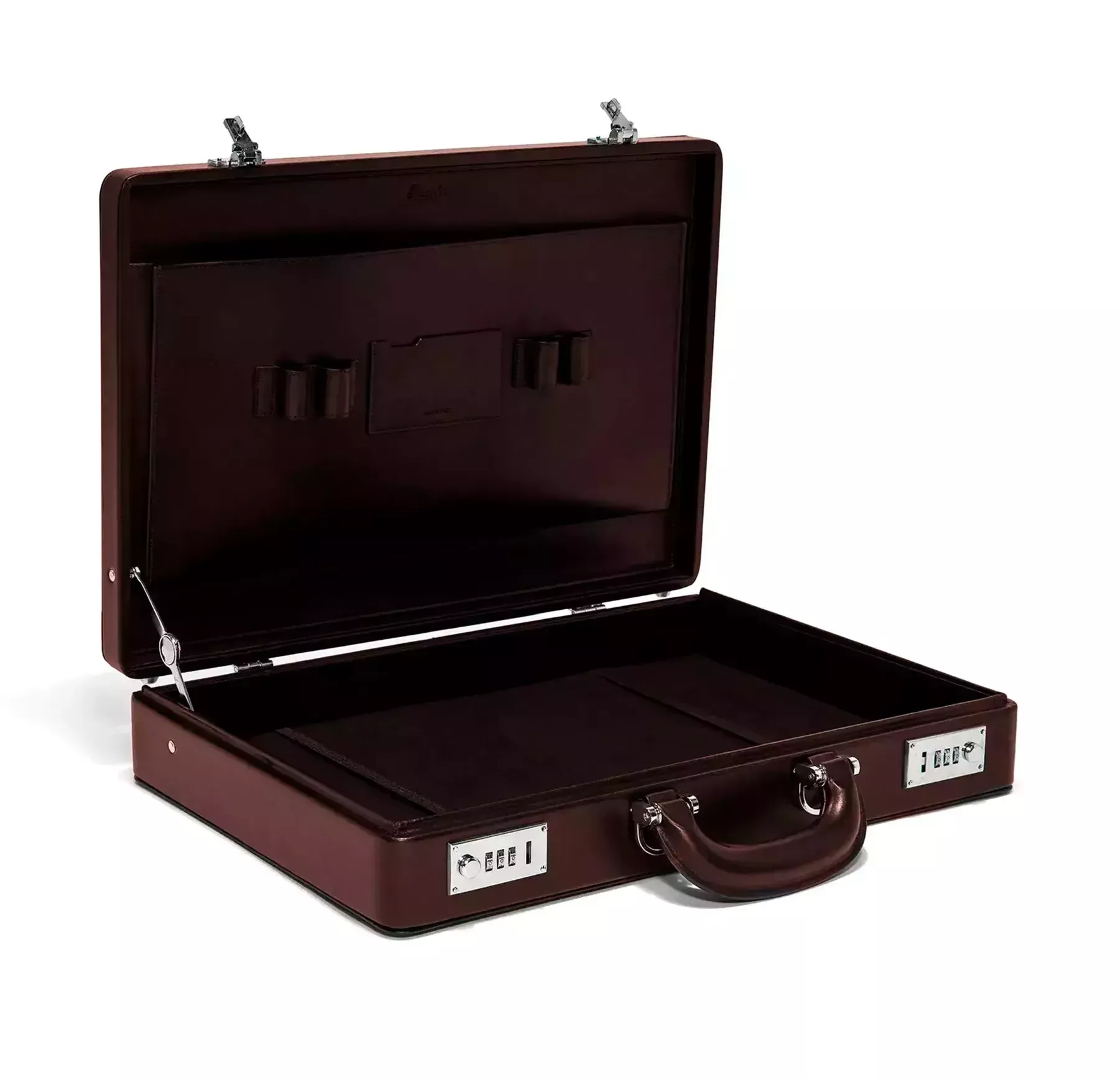 Pineider Bond Briefcase In Metro Smooth