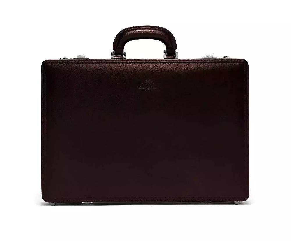 Pineider Bond Briefcase in Metro Smooth