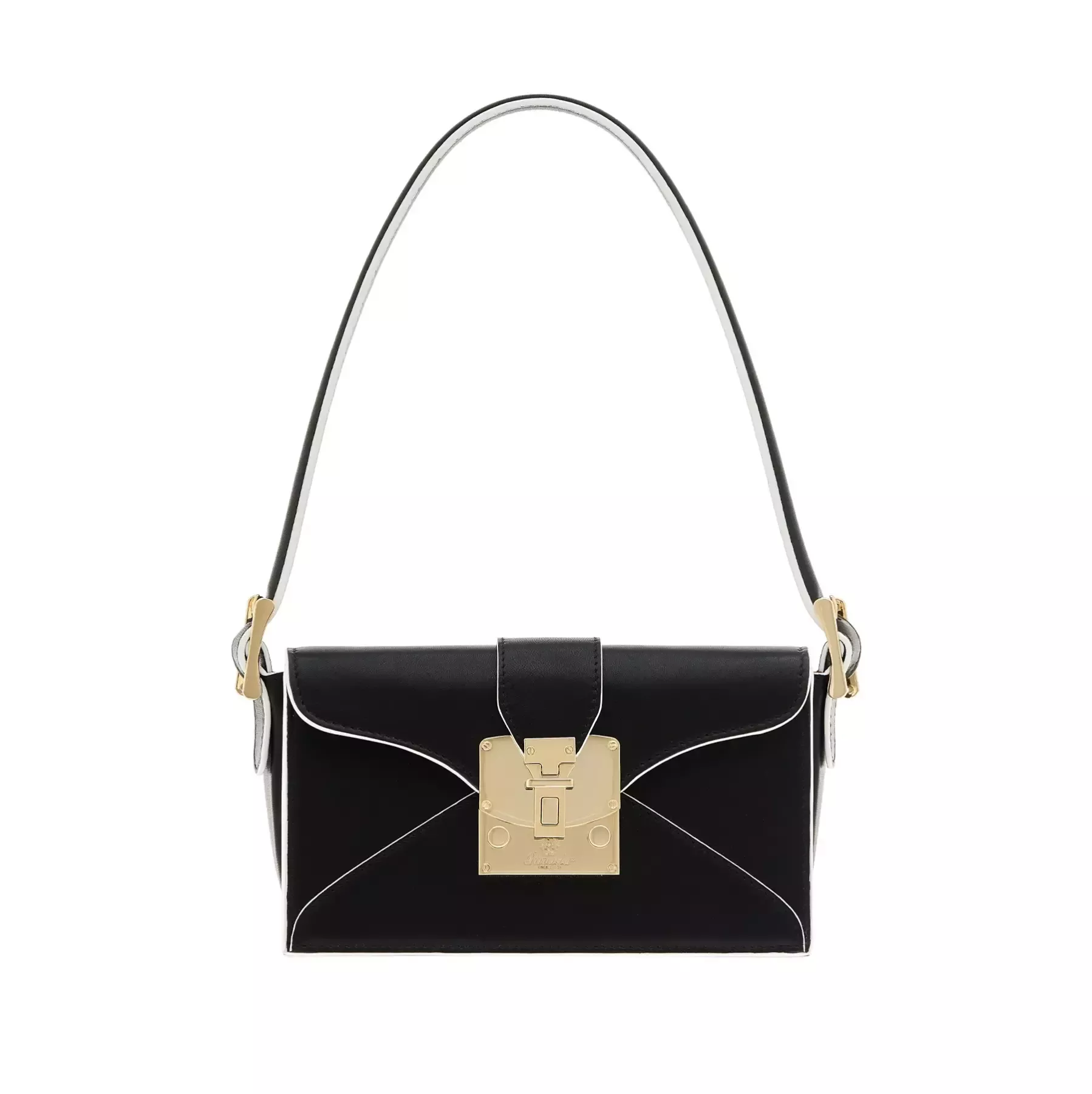 Pineider Borsa Envelope In Pelle Liscia