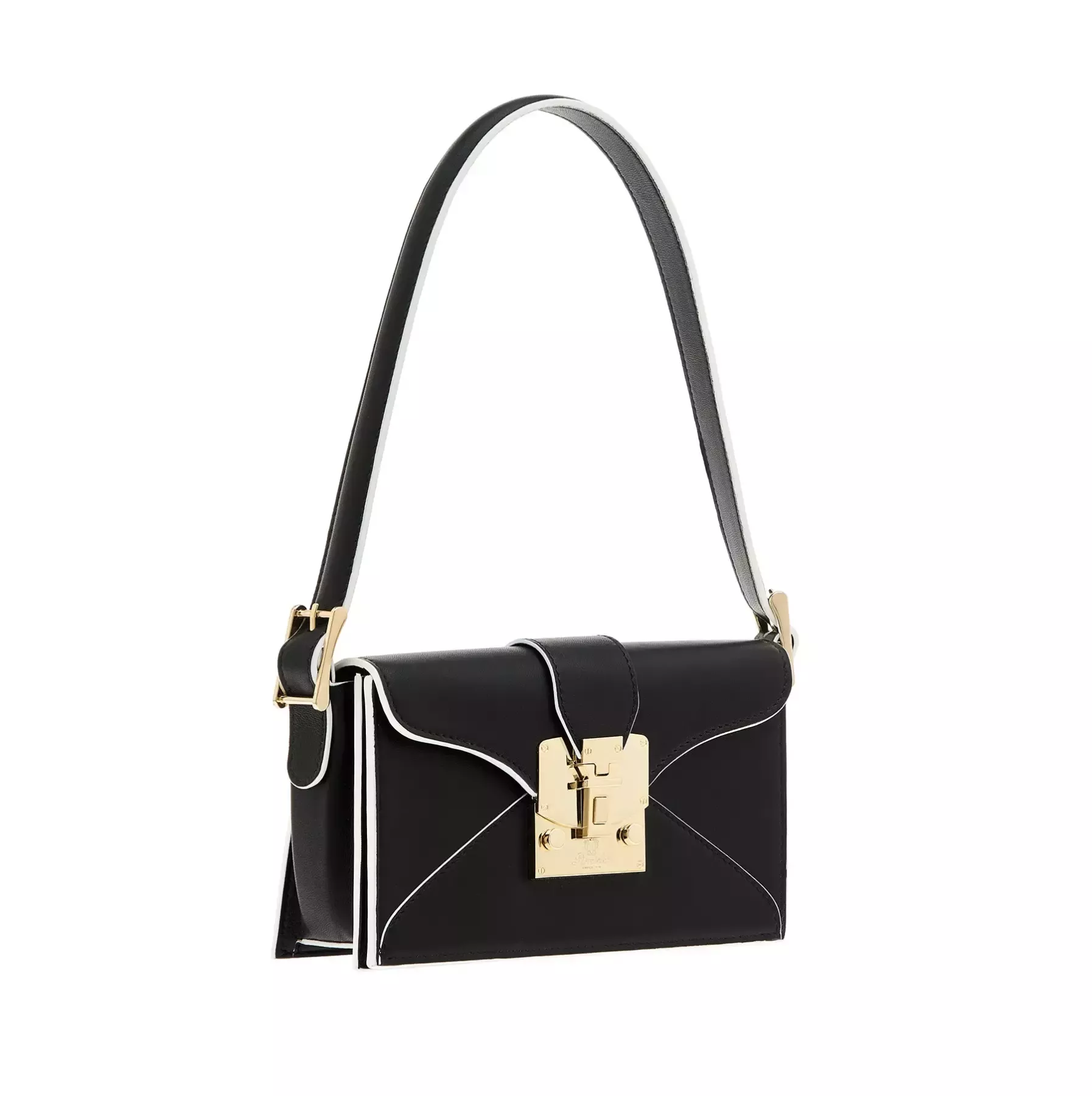 Pineider Borsa Envelope In Pelle Liscia