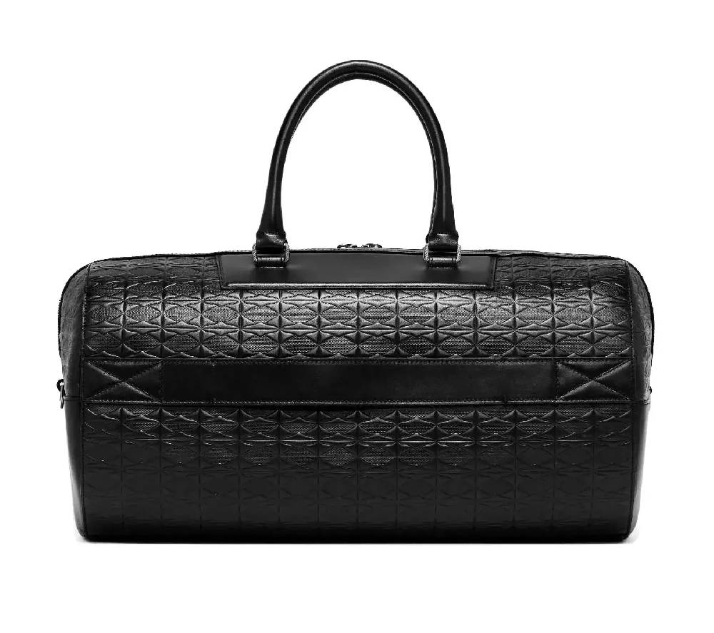 Pineider Borsone Da Viaggio In Embossed Empress