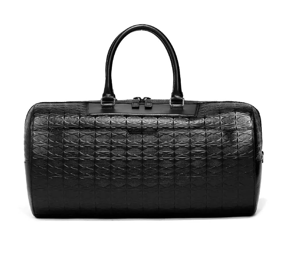 Pineider Borsone da Viaggio in Embossed Empress