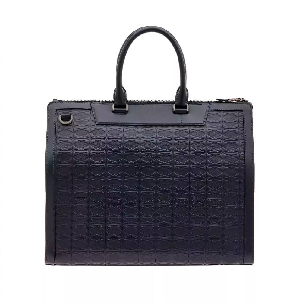 Pineider Business Duffle In Embossed Empress