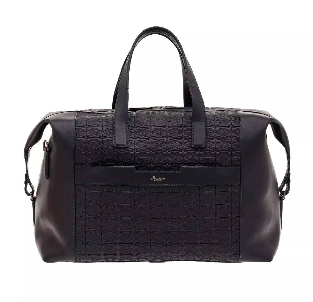 Pineider Cabin Duffle In Embossed Empress