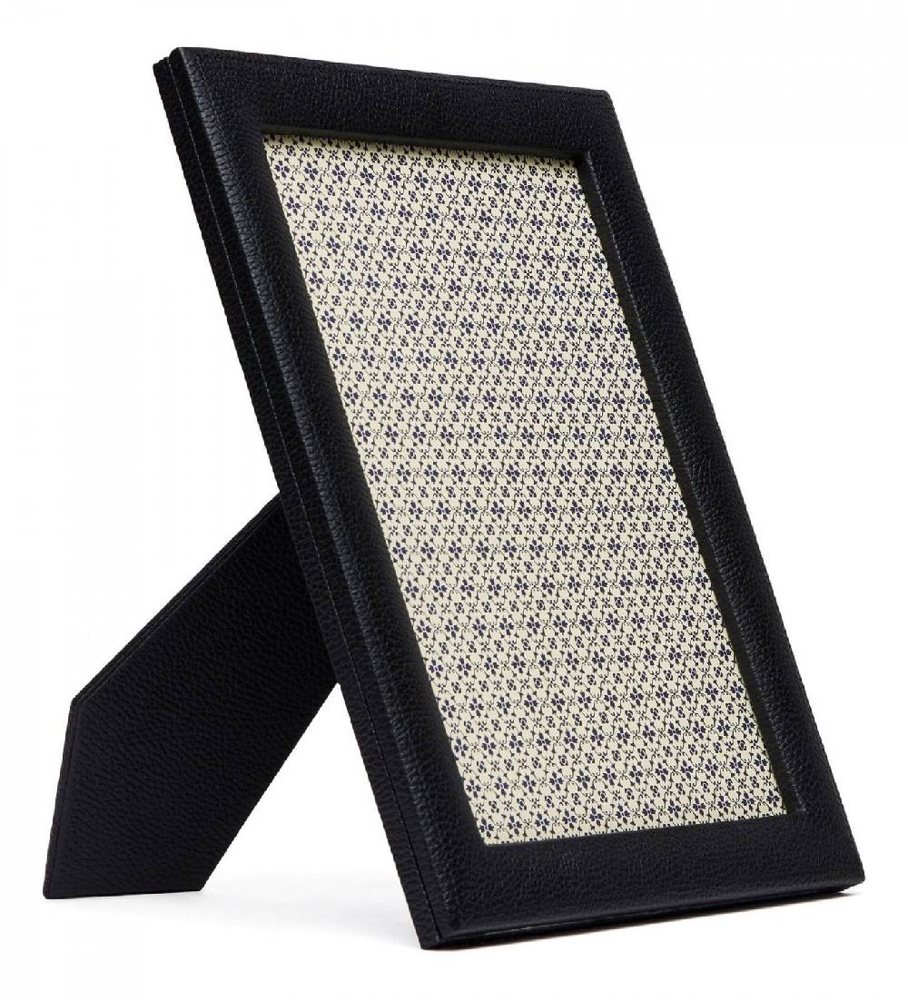 Pineider Cornice In Pelle Bottalata Piccola