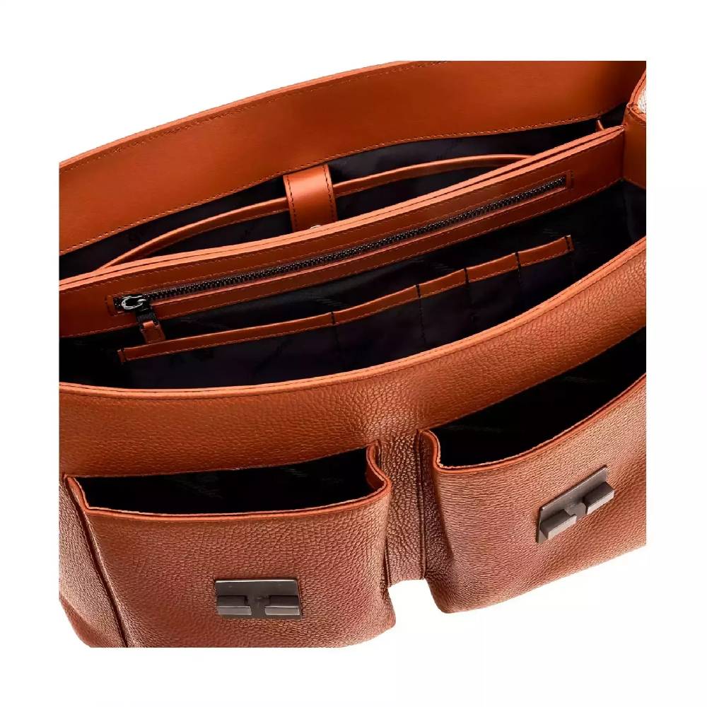 Pineider Double Briefcase In Bottalato
