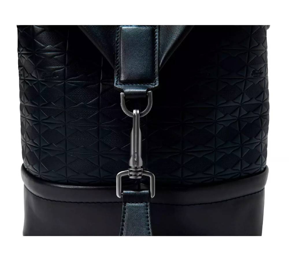 Pineider Duffle Weekend In Embossed Empress