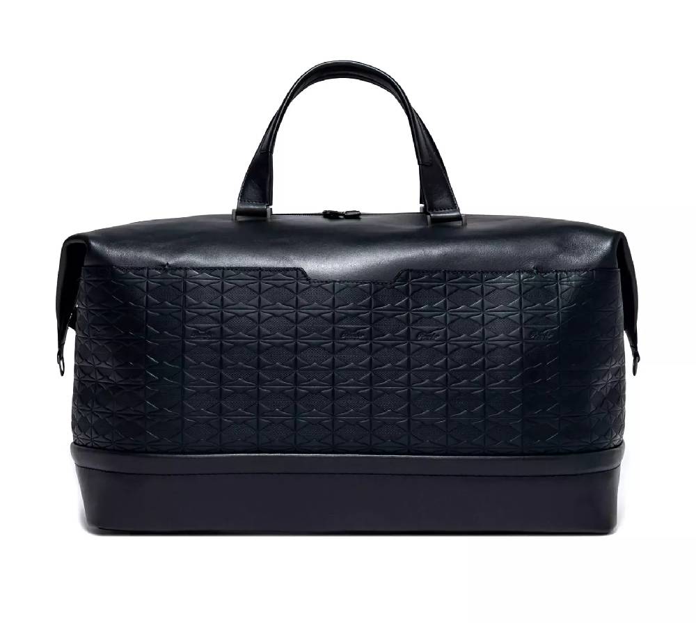 Pineider Duffle Weekend in Embossed Empress