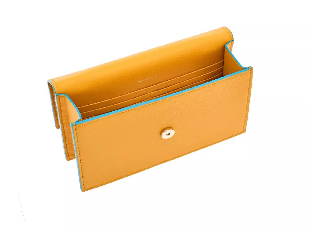 Pineider Flap Shoulder Bag In Metro Smooth