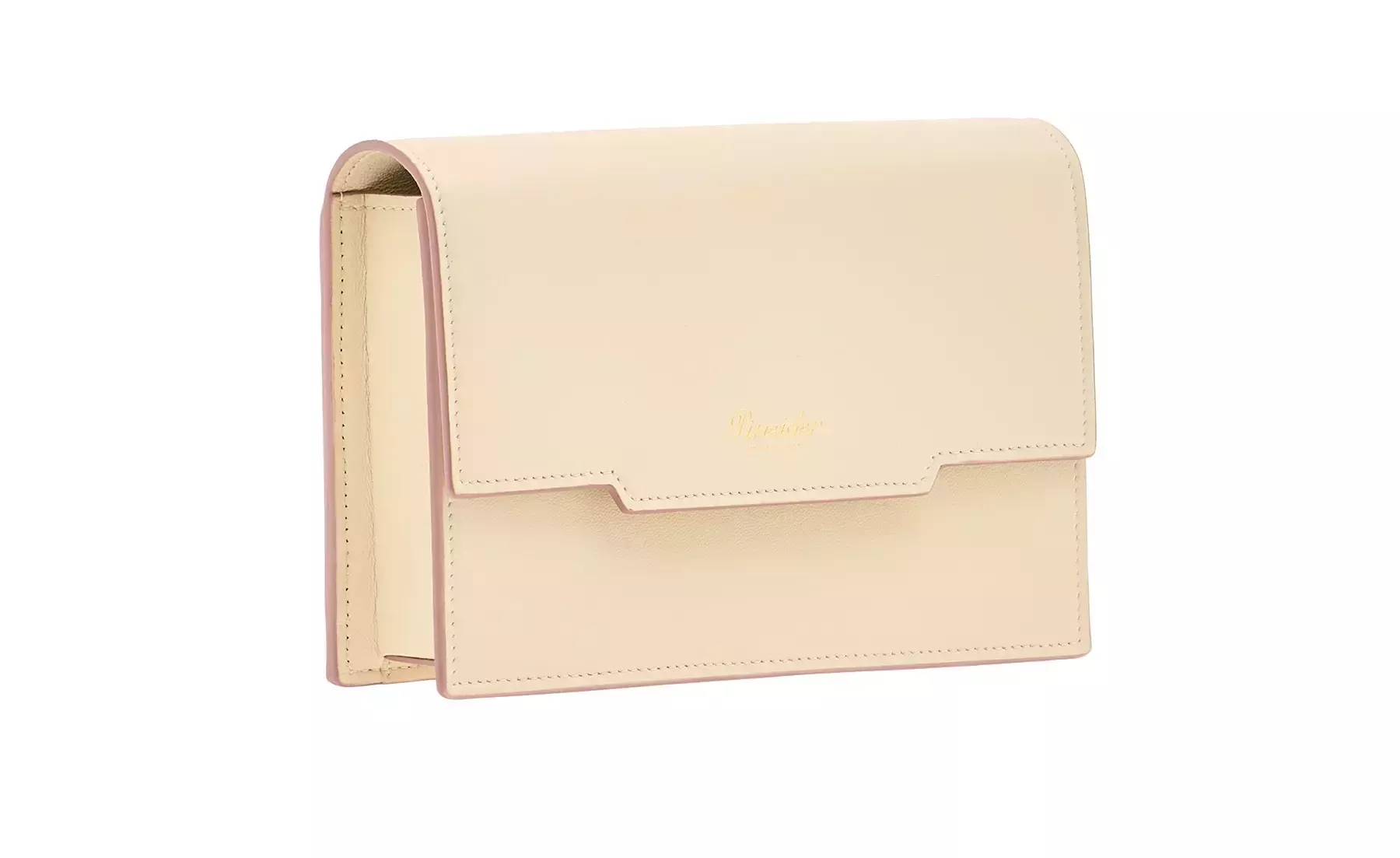 Pineider Flap Shoulder Bag In Metro Smooth