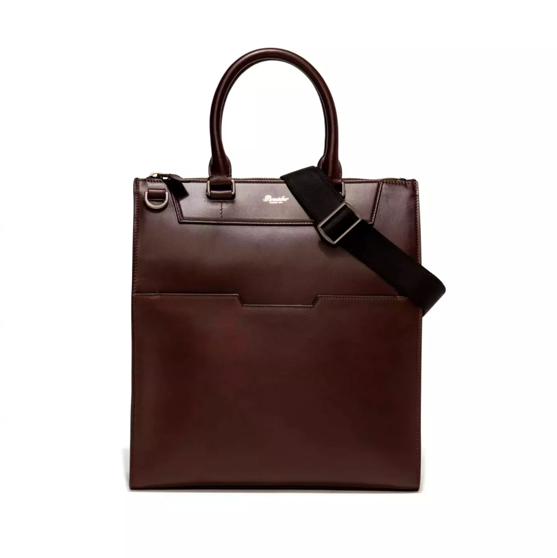 Pineider Florence Shopping Bag In Metro Smooth