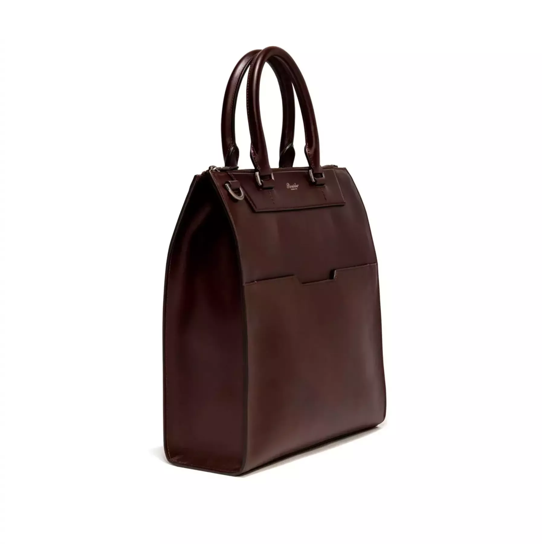 Pineider Florence Shopping Bag In Metro Smooth
