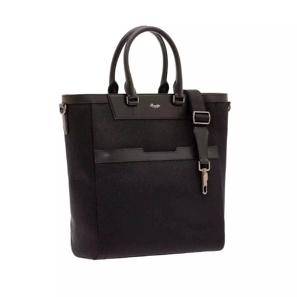 Pineider Florence Vertical Shopping In Metro Nylon