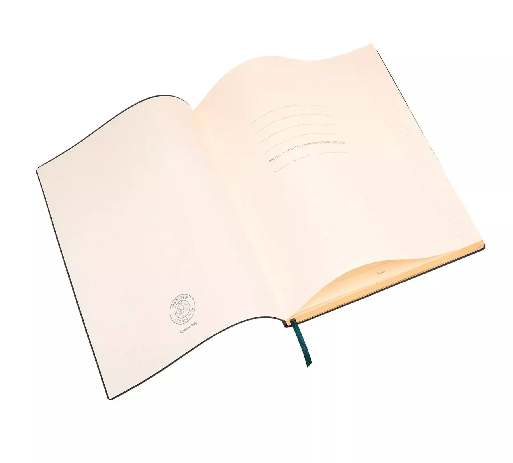 Pineider Notebook Milano Grande A Righe