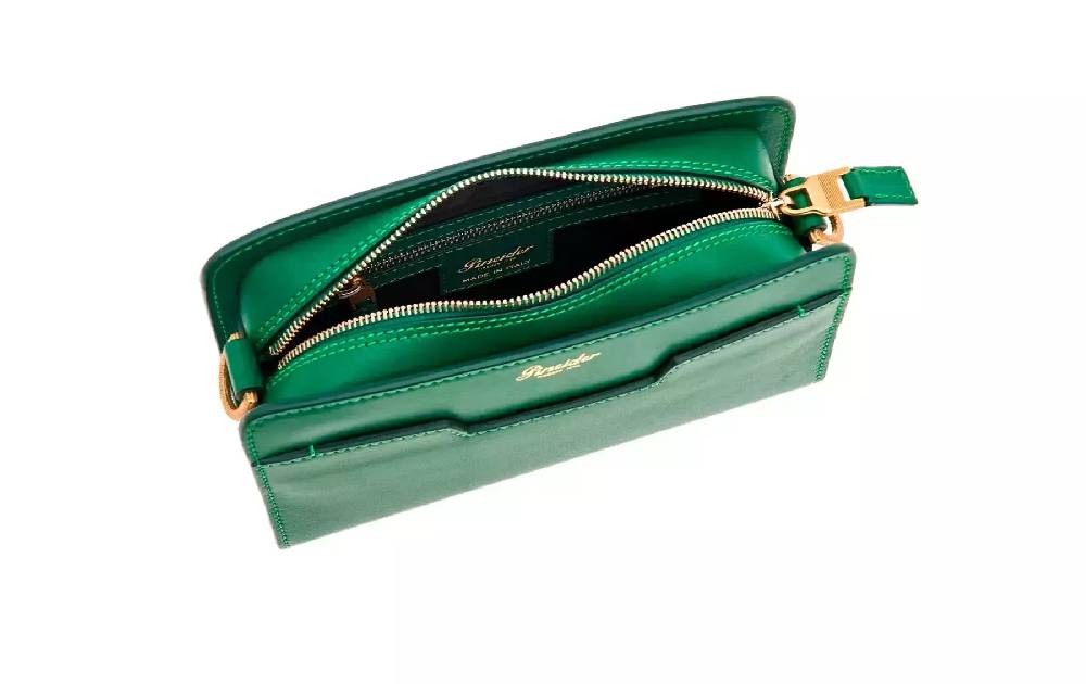 Pineider Odette Crossbody In Metro Smooth