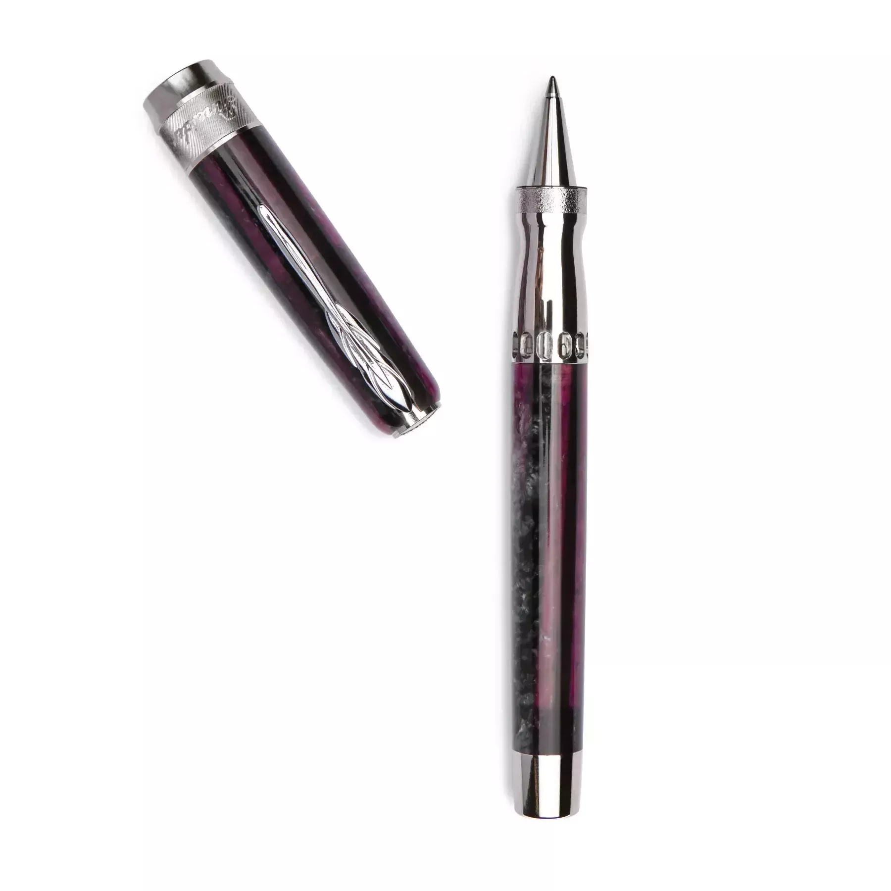 Pineider Penna Roller Arco Deep Purple