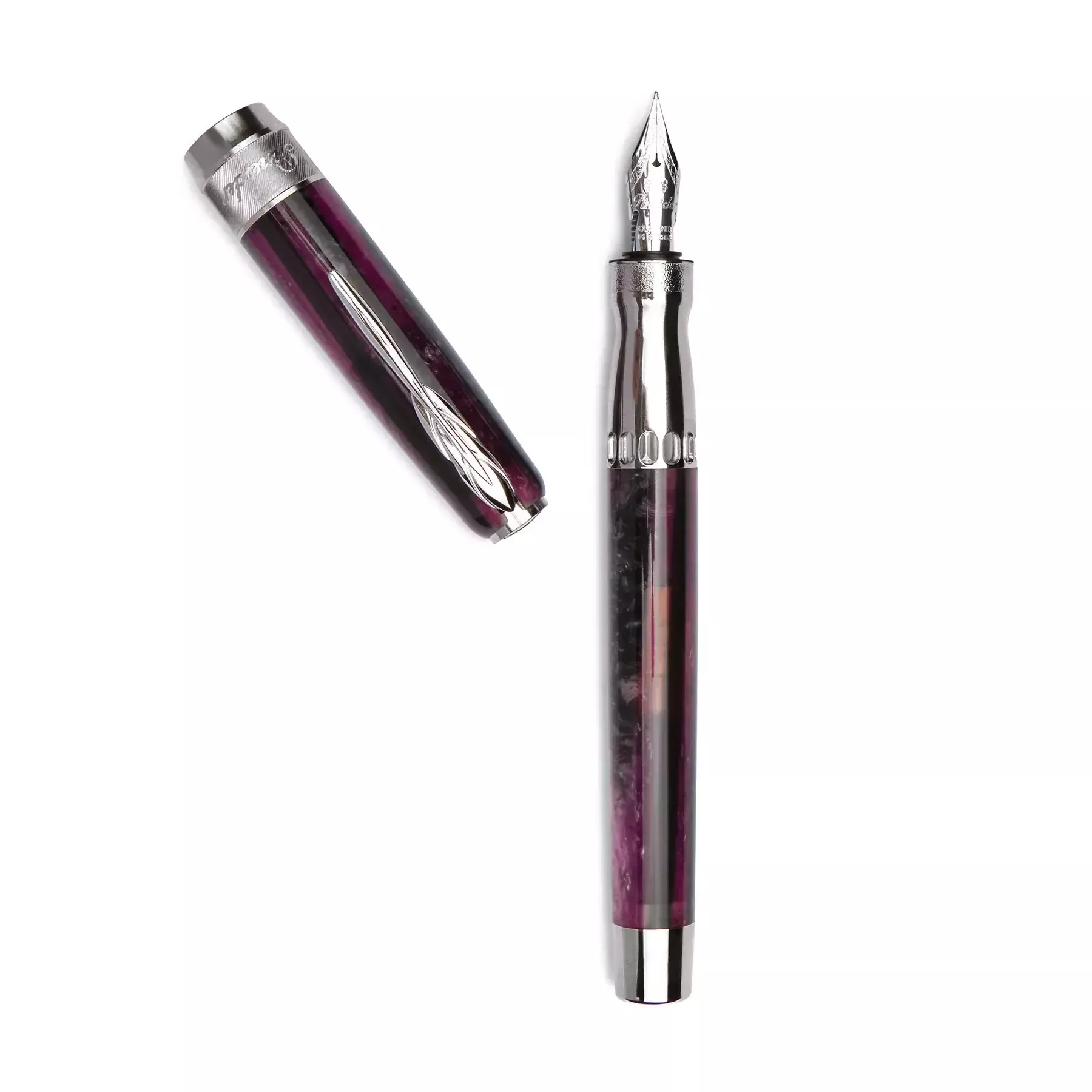 Pineider Penna Stilografica Arco Deep Purple