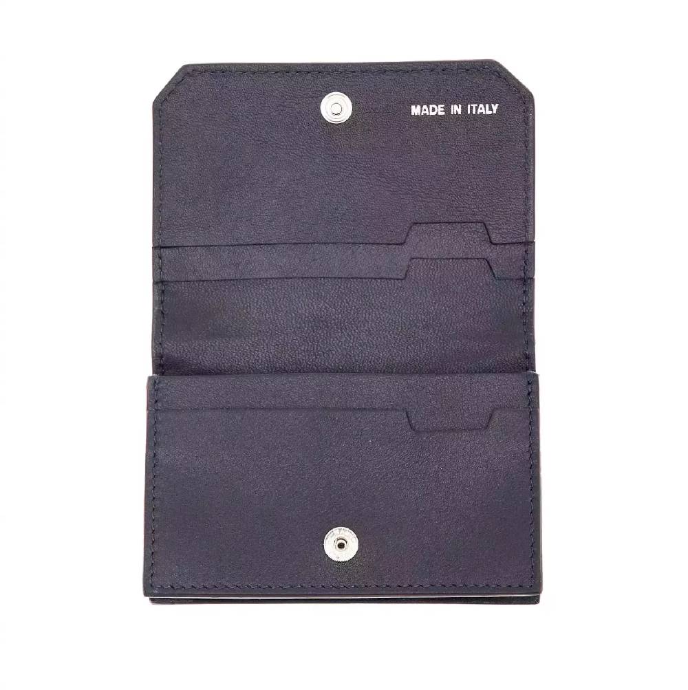 Pineider Porta Carte Con Patta In Embossed Empress