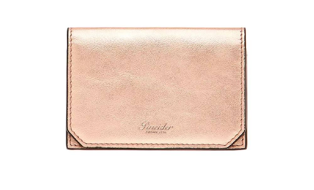 Pineider Porta carte con patta in Metro Smooth