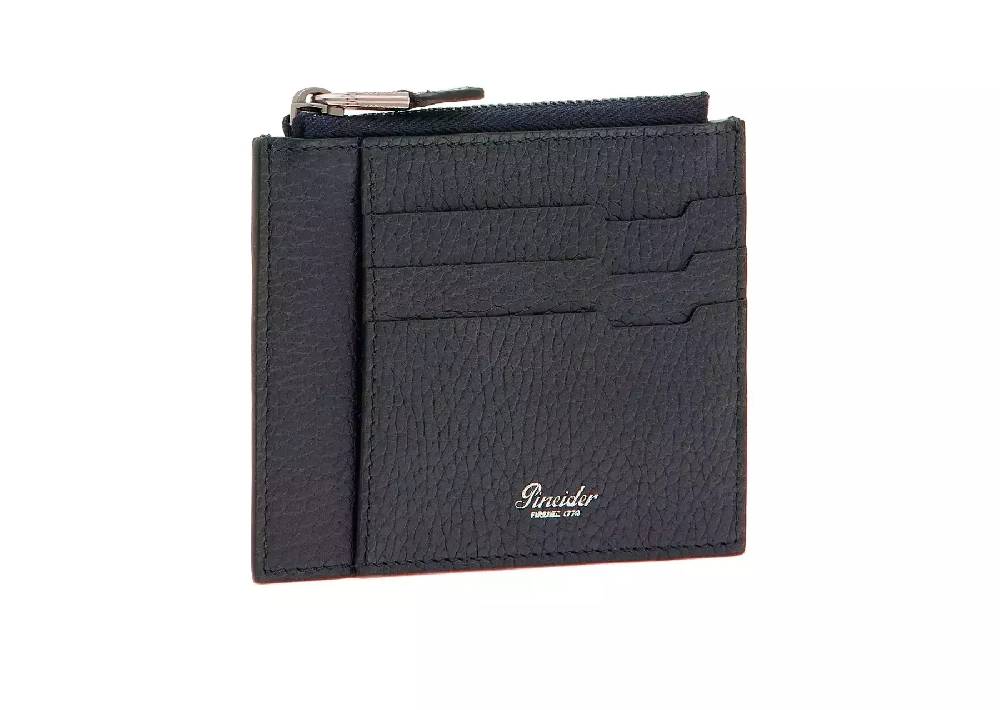 Pineider Porta Carte Con Zip In Bottalato