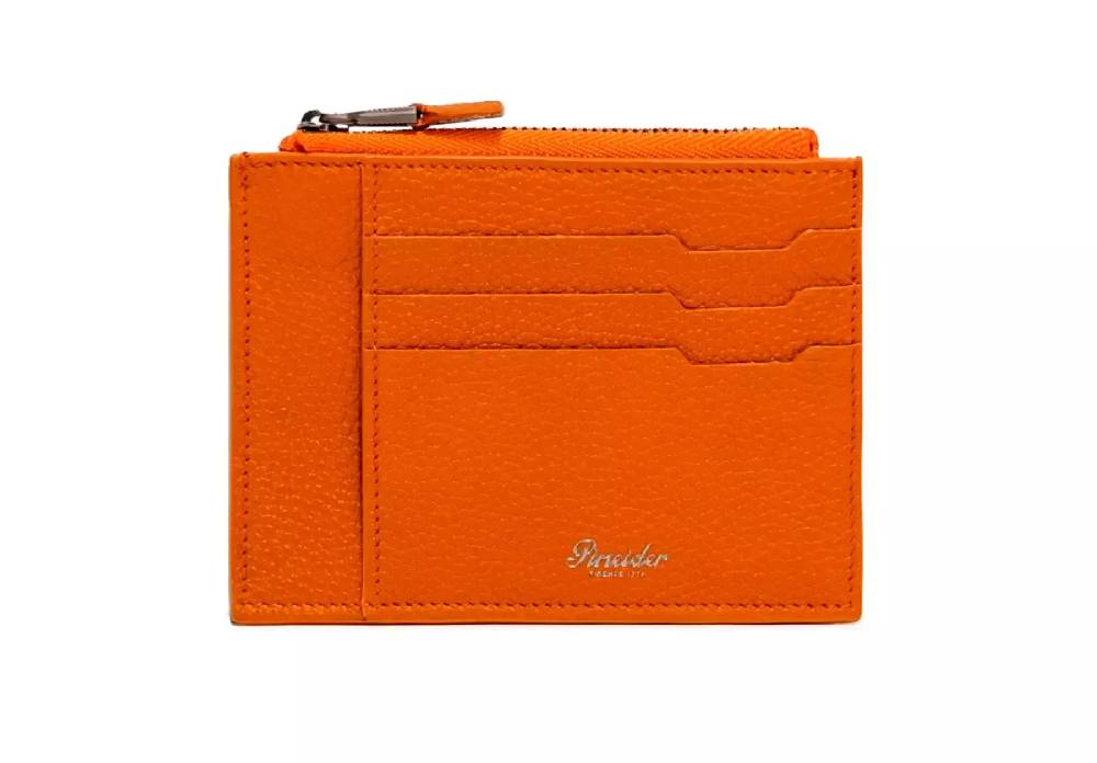 Pineider Porta carte con zip in Bottalato