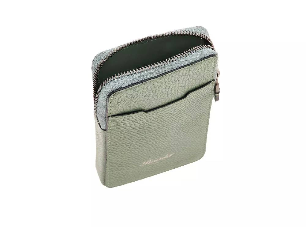 Pineider Porta Cellulare Con Zip In Bottalato