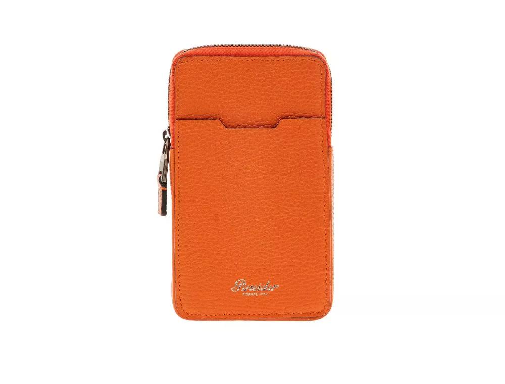 Pineider Porta Cellulare Con Zip In Bottalato