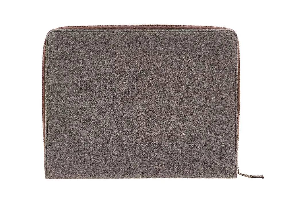 Pineider Porta Ipad Con Zip In Wool