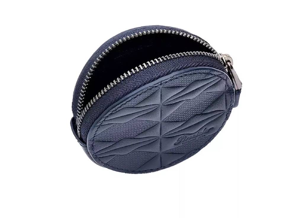 Pineider Porta Monete Small In Embossed Empress