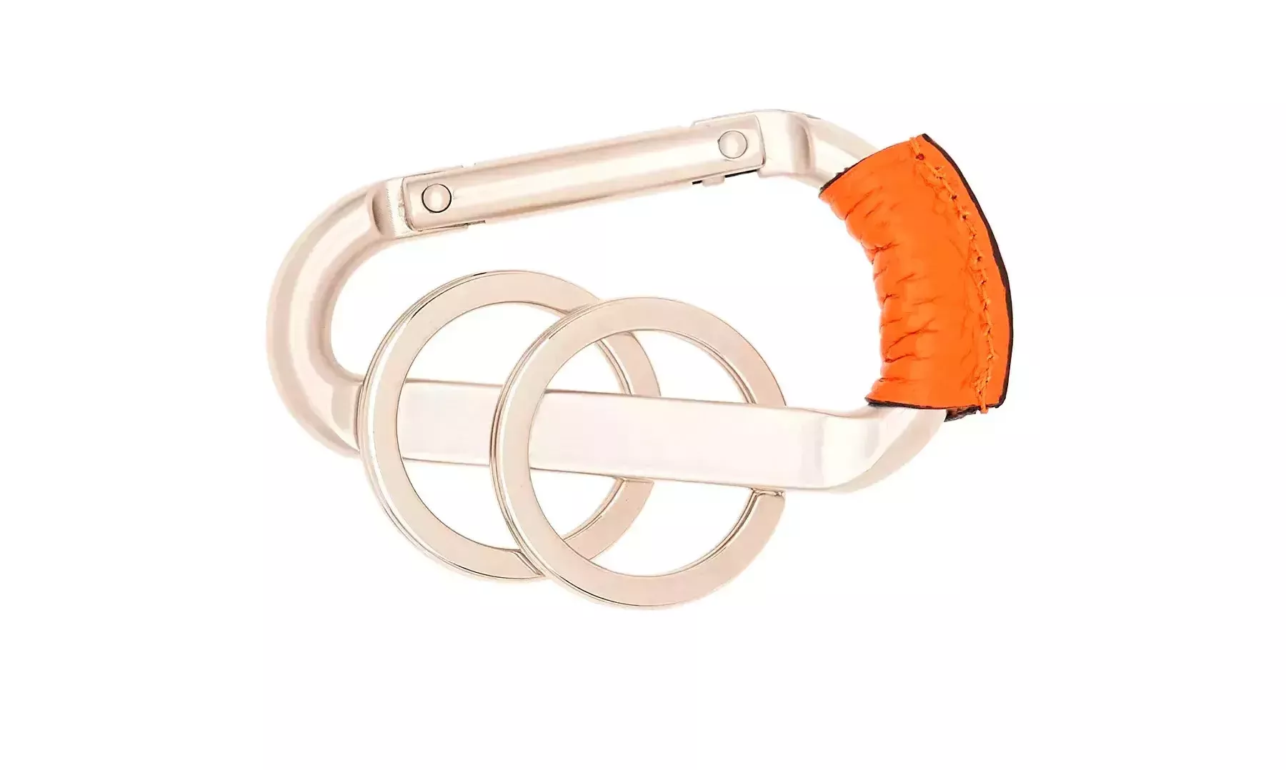 Pineider Portachiave Con Moschettone In Bottalato