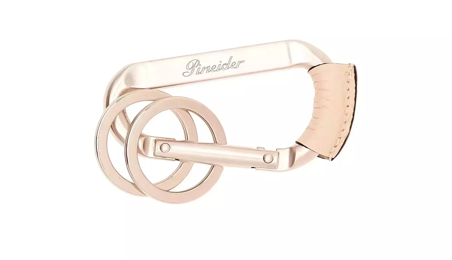 Pineider Portachiave Con Moschettone In Bottalato