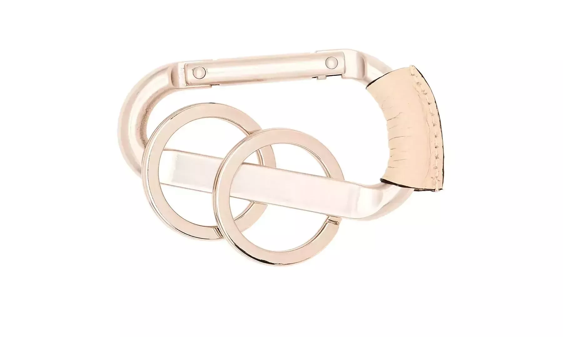 Pineider Portachiave Con Moschettone In Bottalato