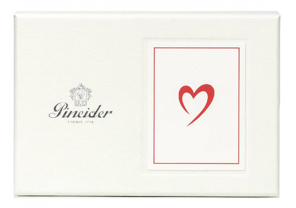 Pineider Portachiavi Con Cuore In Pelle