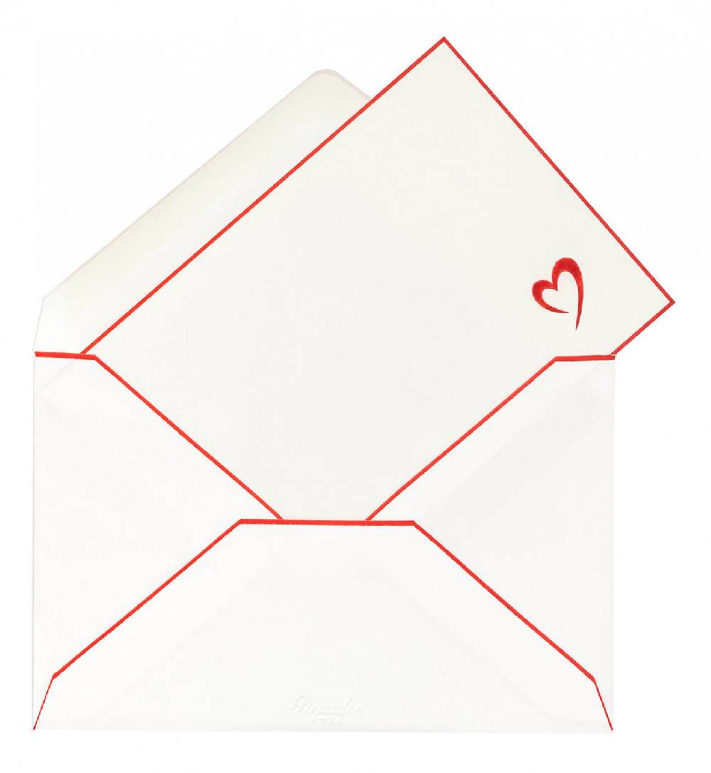 Pineider Portachiavi Con Cuore In Pelle