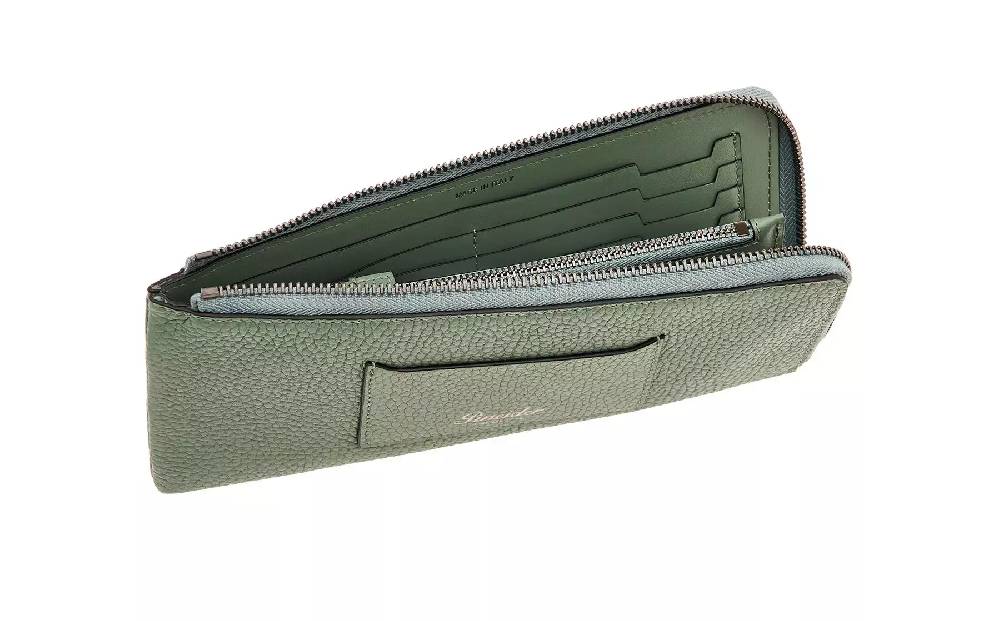 Pineider Portafoglio Con Zip In Bottalato