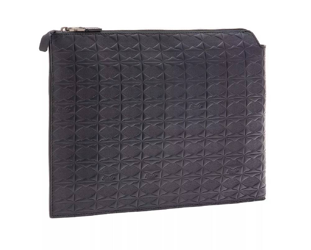 Pineider Pouch Large In Embossed Empress