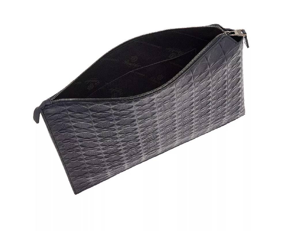 Pineider Pouch Large In Embossed Empress