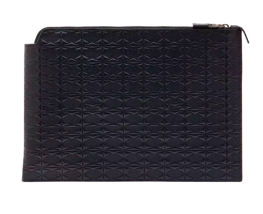 Pineider Pouch Large In Embossed Empress